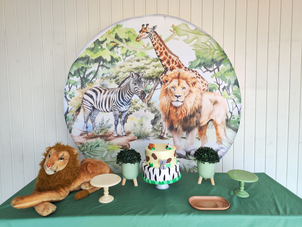 Kit Safari Realista Opção 1 - Elisete Festas Kit Pegue e Monte