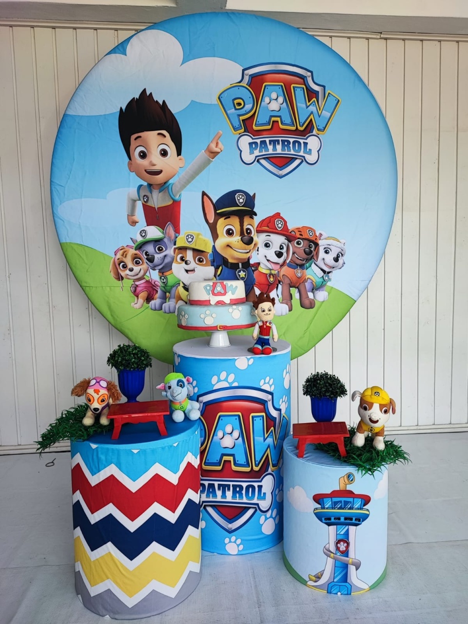 Kit Patrulha Canina 1.80  - Opção 2 - Elisete Festas Kit Pegue e Monte
