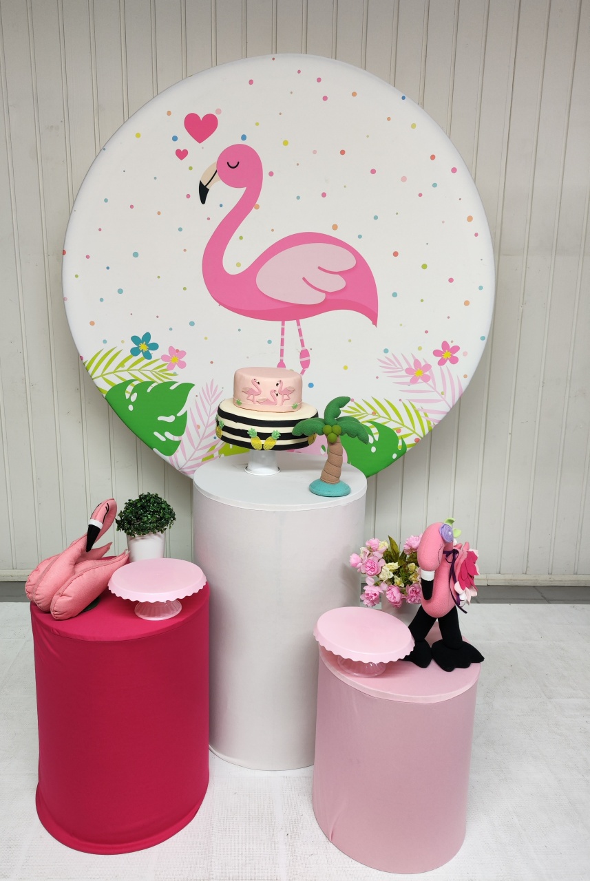 Kit Flamingo 2 Opção 2 - Elisete Festas Kit Pegue e Monte