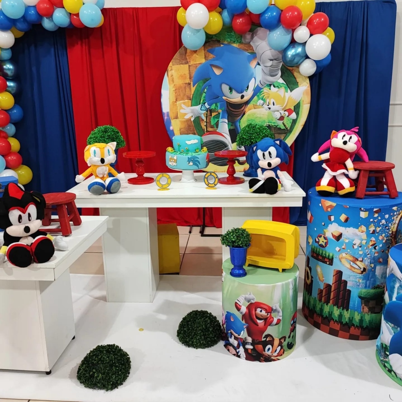 Montagem Sonic - Elisete Festas Kit Pegue e Monte