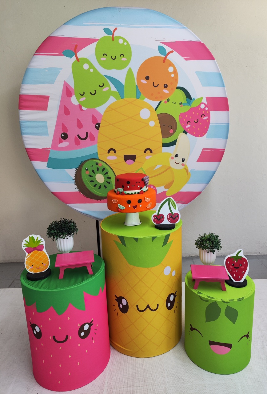 Kit Frutinhas  Opçao 2 - Elisete Festas Kit Pegue e Monte