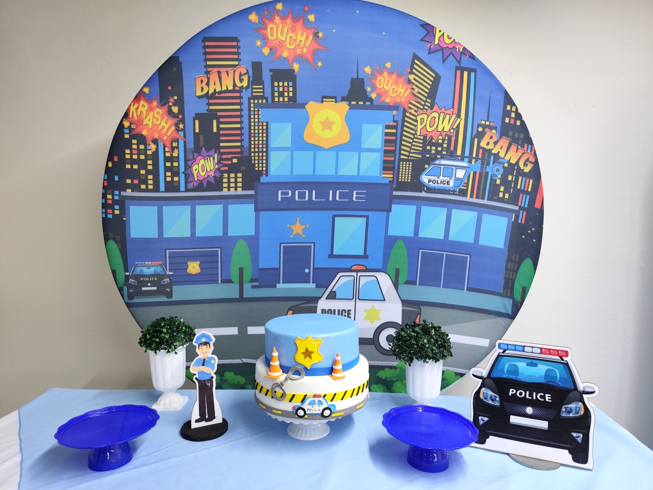 Kit Polícia Opção 1 - Elisete Festas Kit Pegue e Monte
