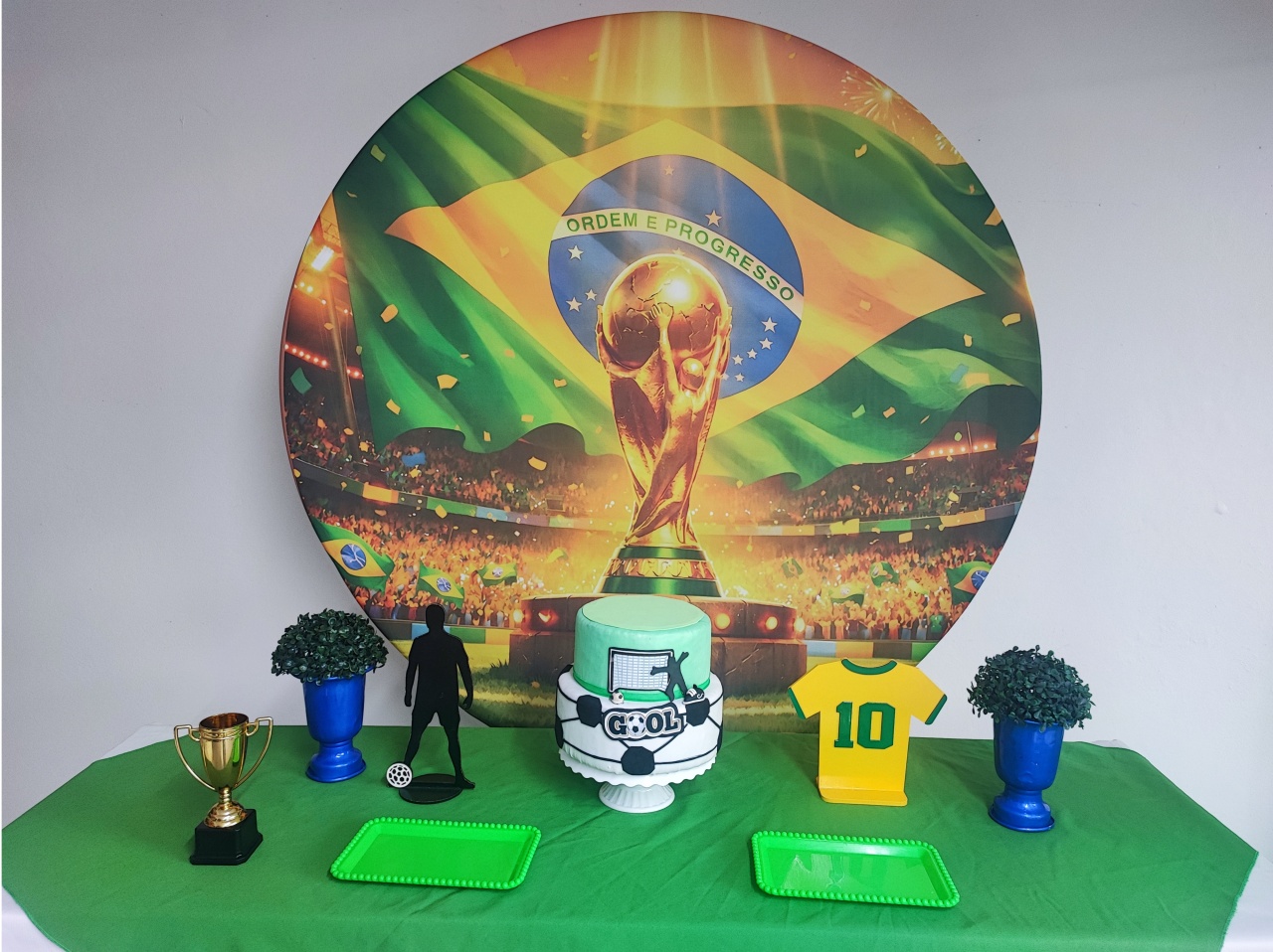 Kit Copa Do Mundo Modelo 2 Opção 1 - Elisete Festas Kit Pegue e Monte