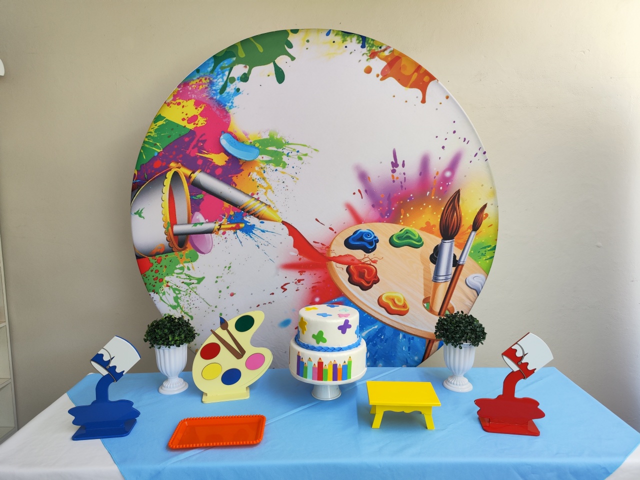 Kit Pintando Sete  Opção 1 - Elisete Festas Kit Pegue e Monte