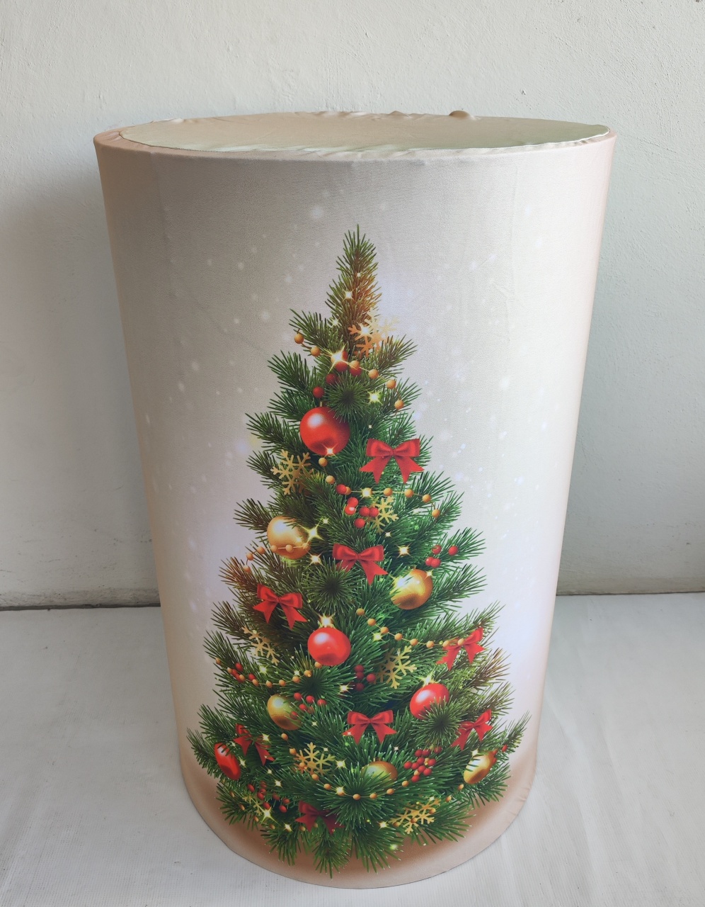 Capa de Cilindro Natal - Árvore G - Elisete Festas Kit Pegue e Monte