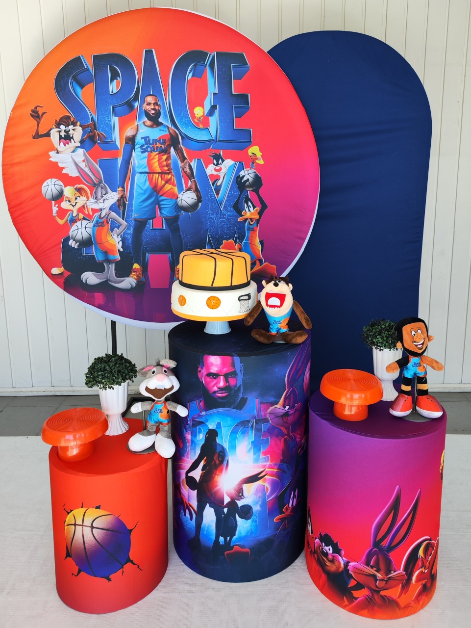 Kit Space Jam Opção Plus  - Elisete Festas Kit Pegue e Monte