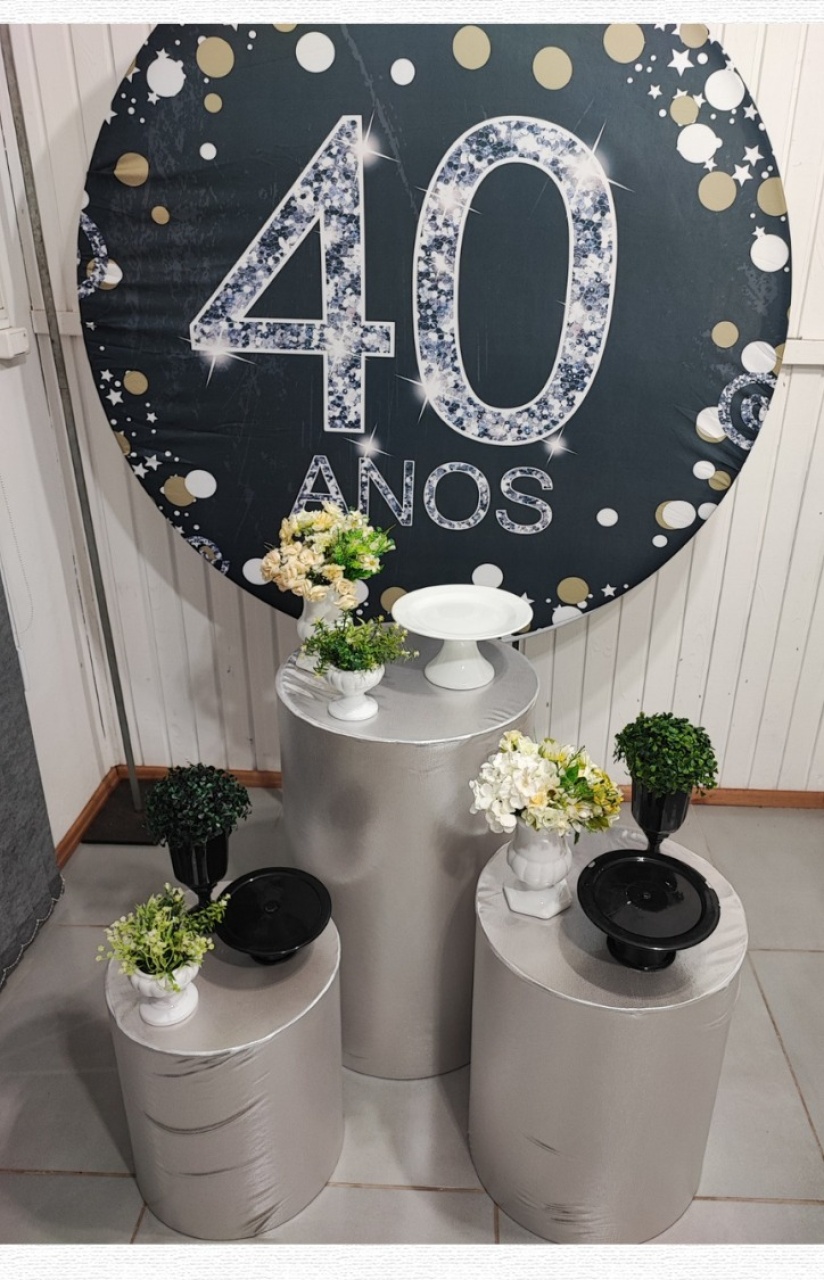 Kit Adulto 40 Anos Opção 2 - Elisete Festas Kit Pegue e Monte