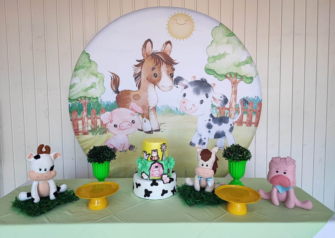 Kit Fazendinha Menino Baby ( Opção 1)  - Elisete Festas Kit Pegue e Monte