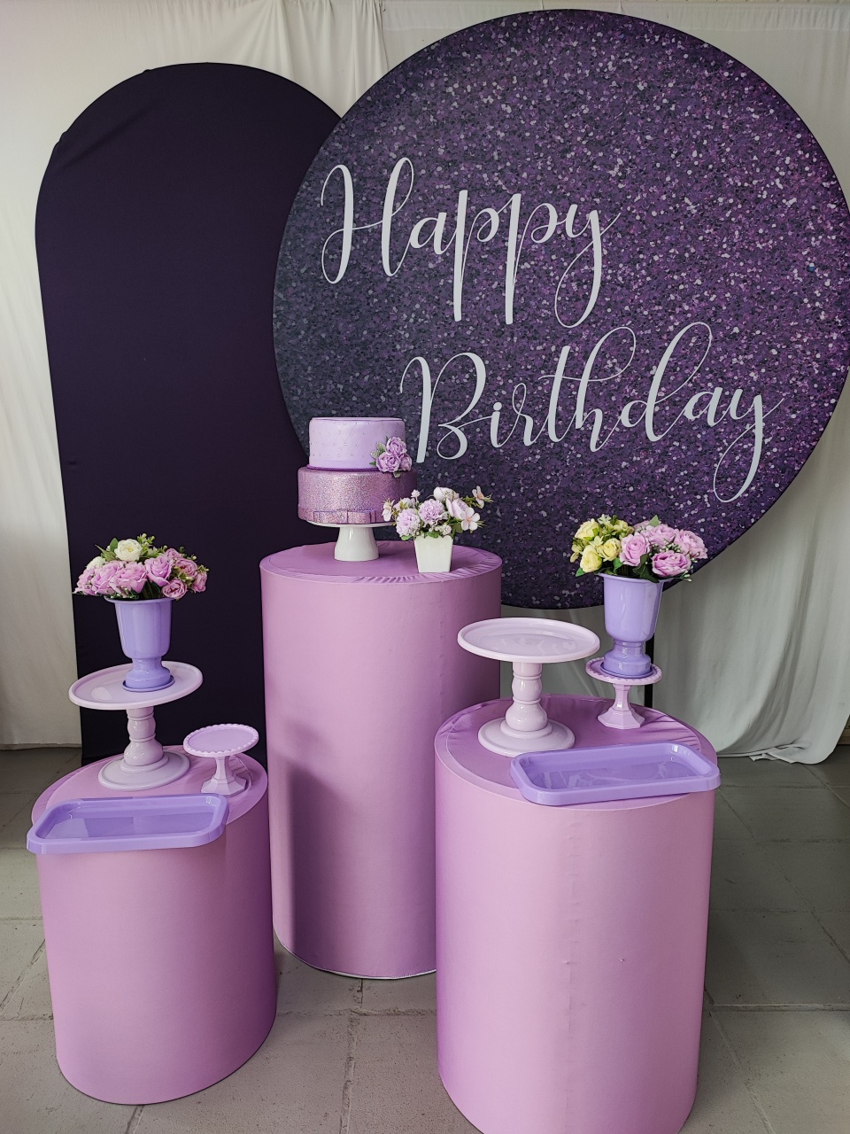 Kit Adulto Lilas ( Com Casadinho ) Modelo 4 - Elisete Festas Kit Pegue e Monte