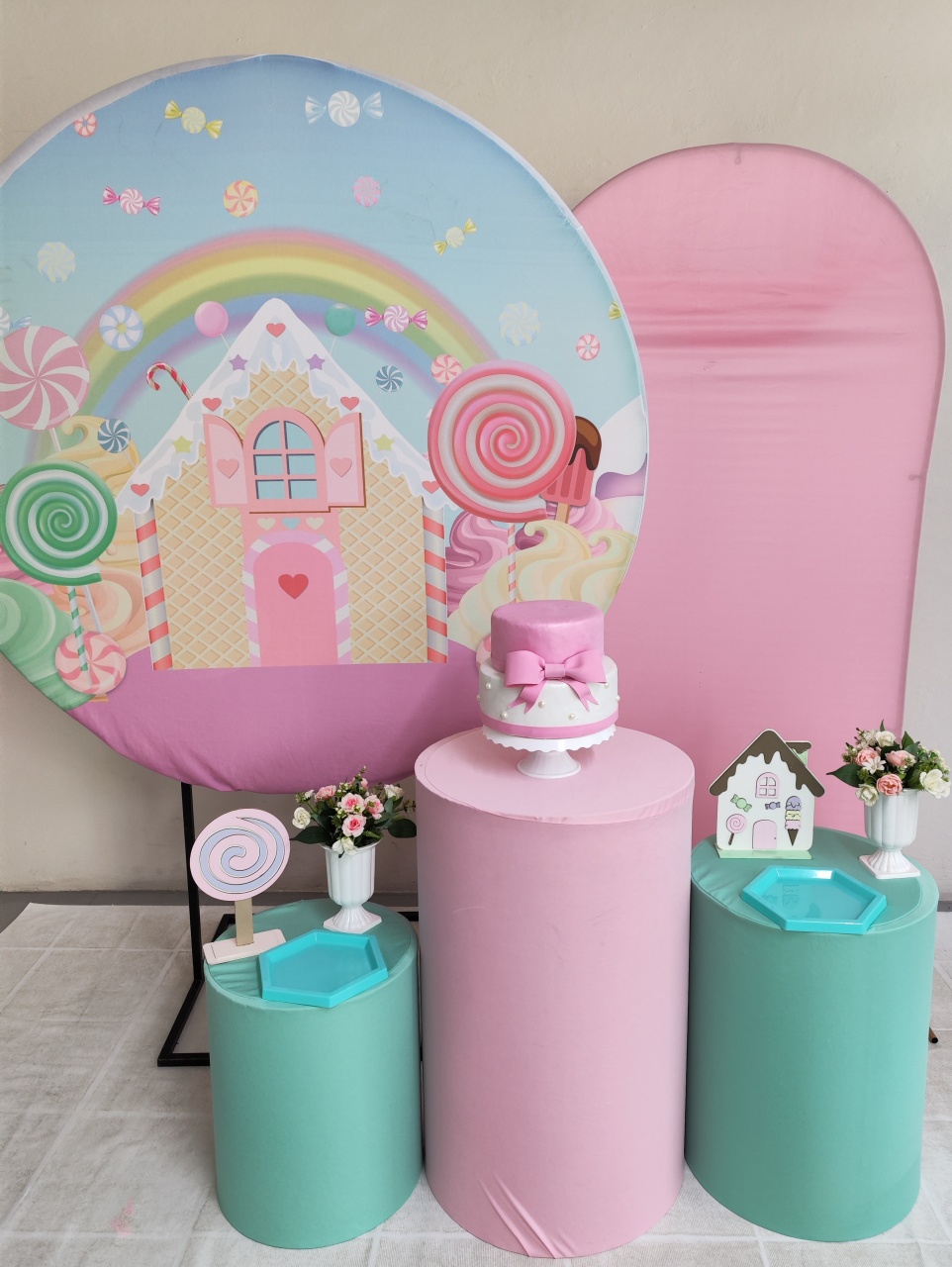Kit Casa de Doces Opção Plus  - Elisete Festas Kit Pegue e Monte
