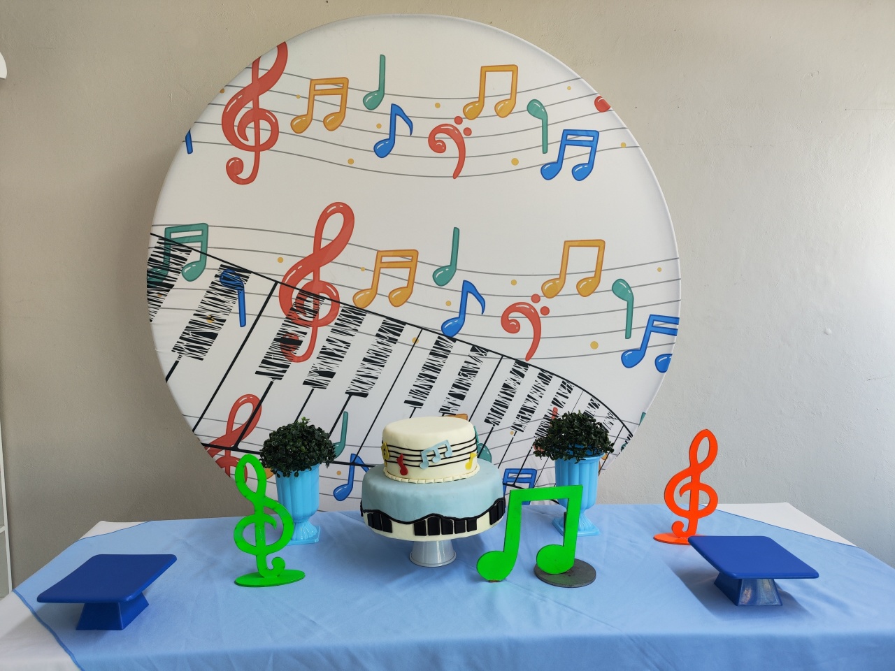 Kit Notas Musicais  Menino Opçao 1 - Elisete Festas Kit Pegue e Monte
