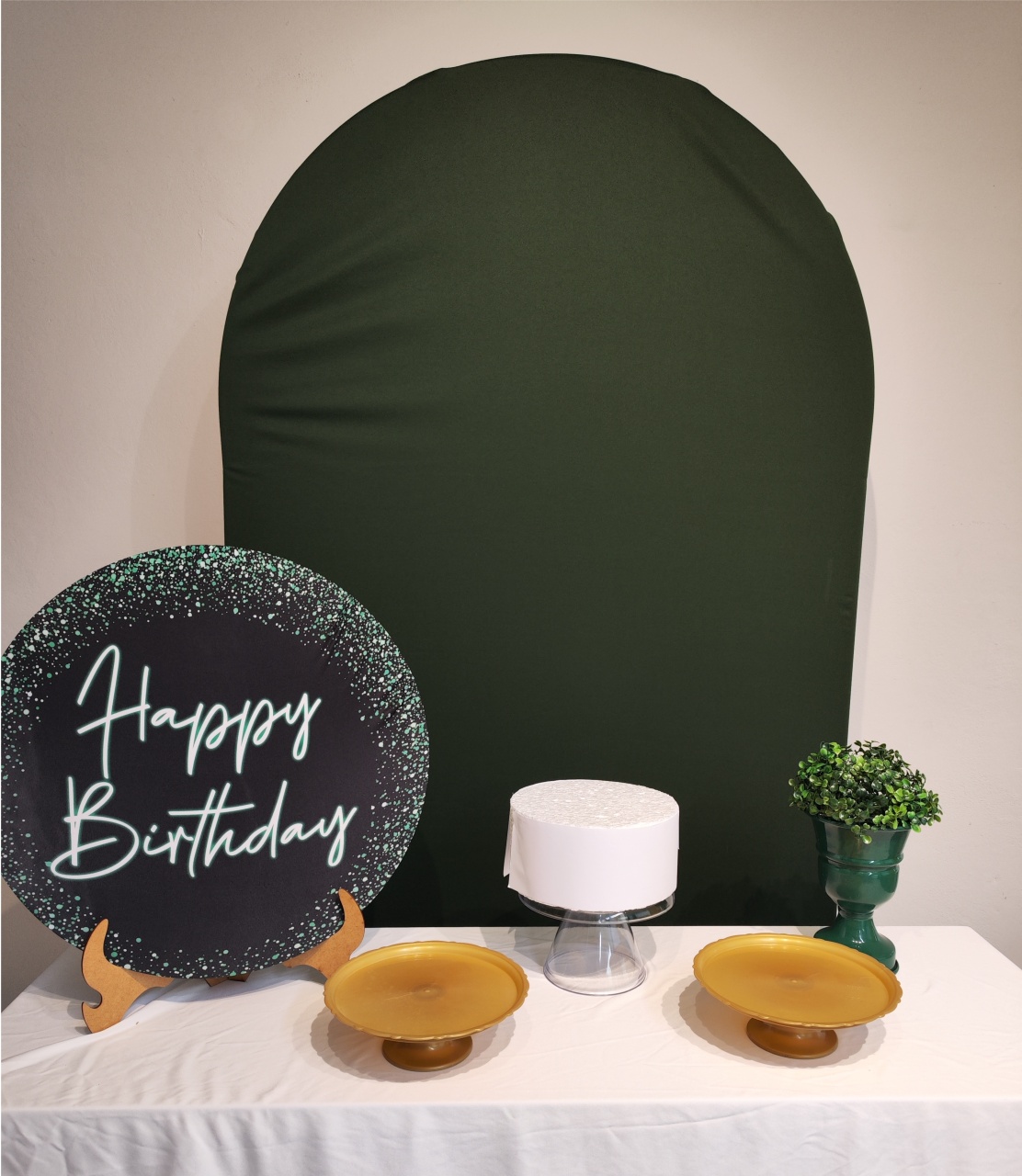 Míni Kit Happy Verde Opção 2 - Elisete Festas Kit Pegue e Monte