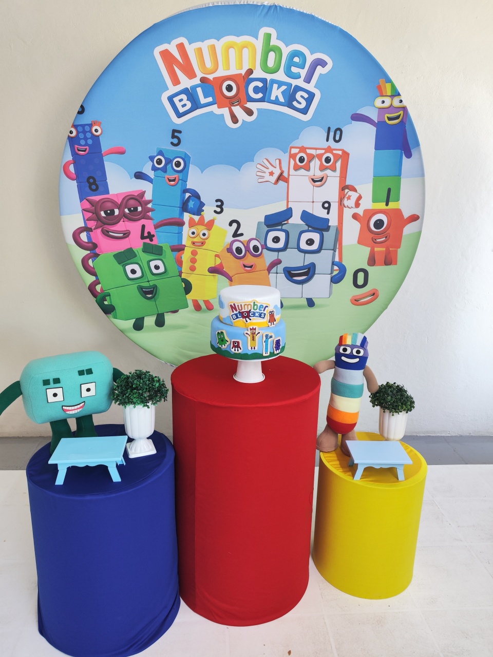 Kit Numberblock Opção 2 - Elisete Festas Kit Pegue e Monte