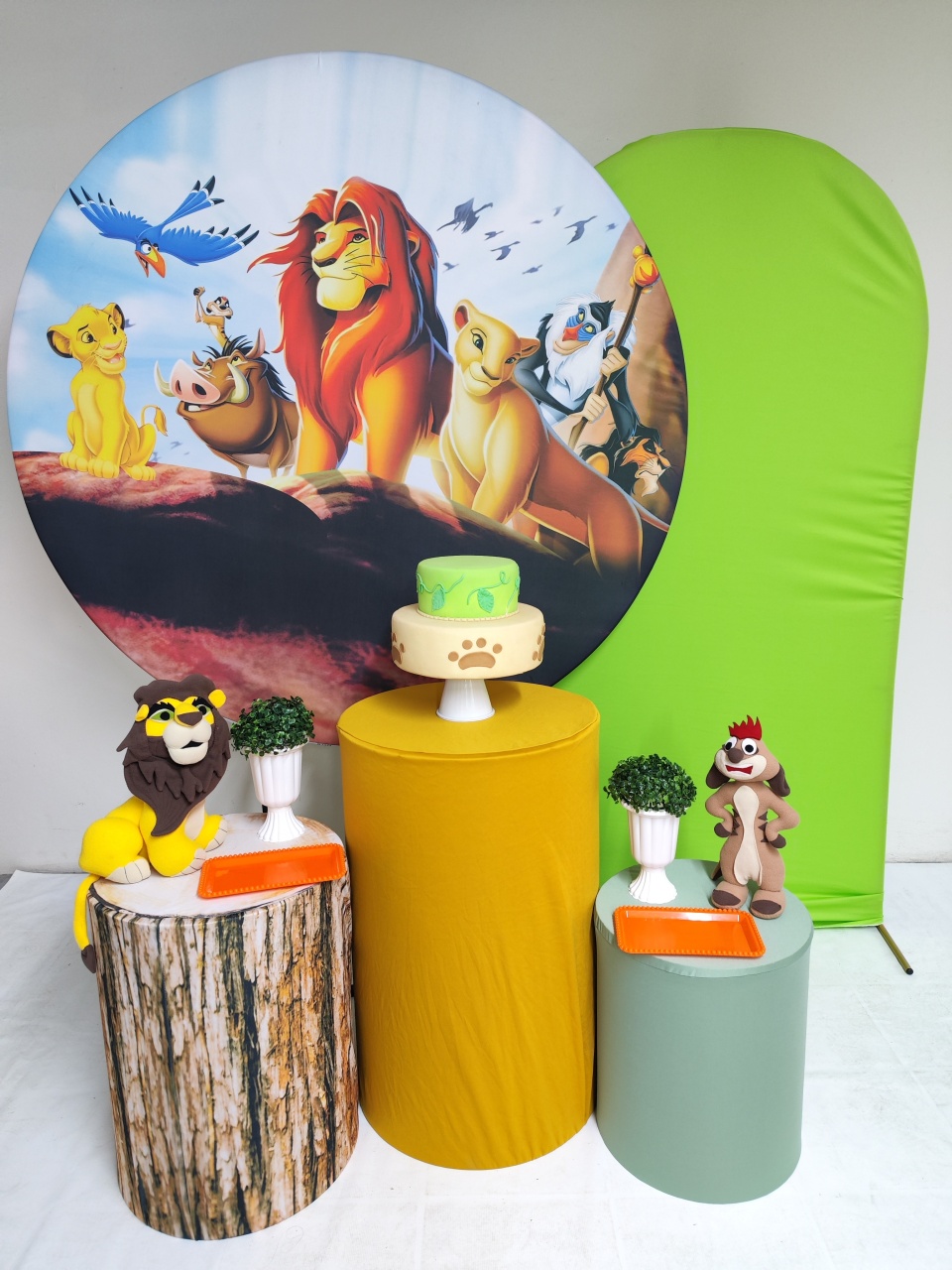 Kit Rei Leão Opção Plus  - Elisete Festas Kit Pegue e Monte