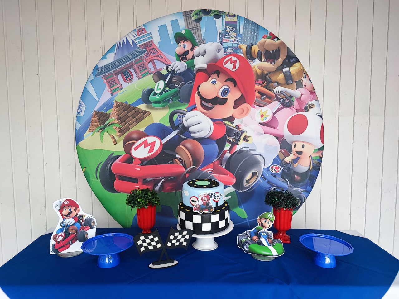 Kit Super Mario Kart Opção 1 - Elisete Festas Kit Pegue e Monte