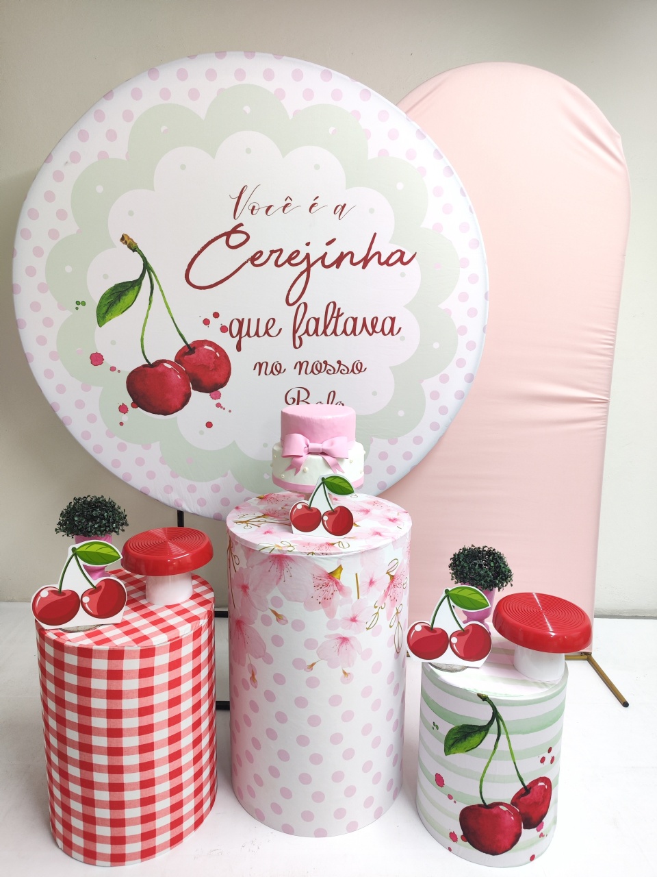 Kit Cereja Opção Plus  - Elisete Festas Kit Pegue e Monte