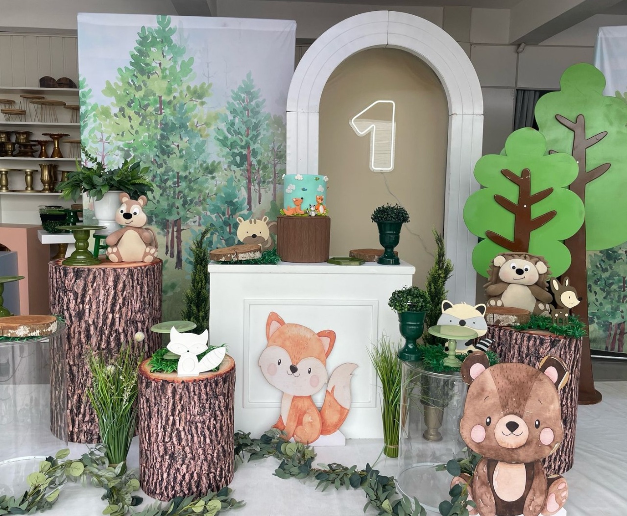 Kit Bosque Menino Opção Plus  - Elisete Festas Kit Pegue e Monte