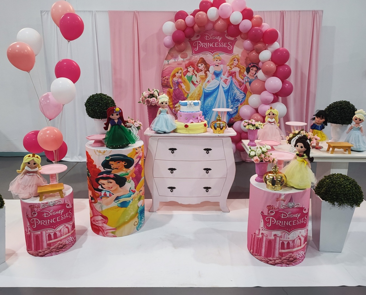 Montagem Princesa Disney  - Elisete Festas Kit Pegue e Monte