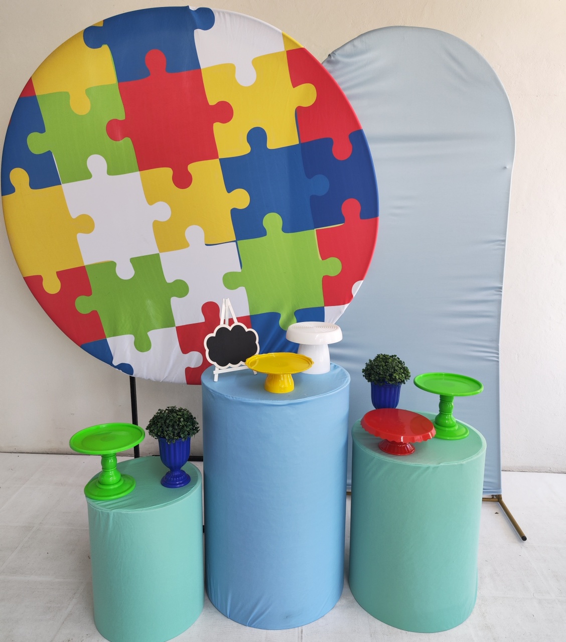 Kit Quebra-Cabeça Autismo Opção Plus  - Elisete Festas Kit Pegue e Monte
