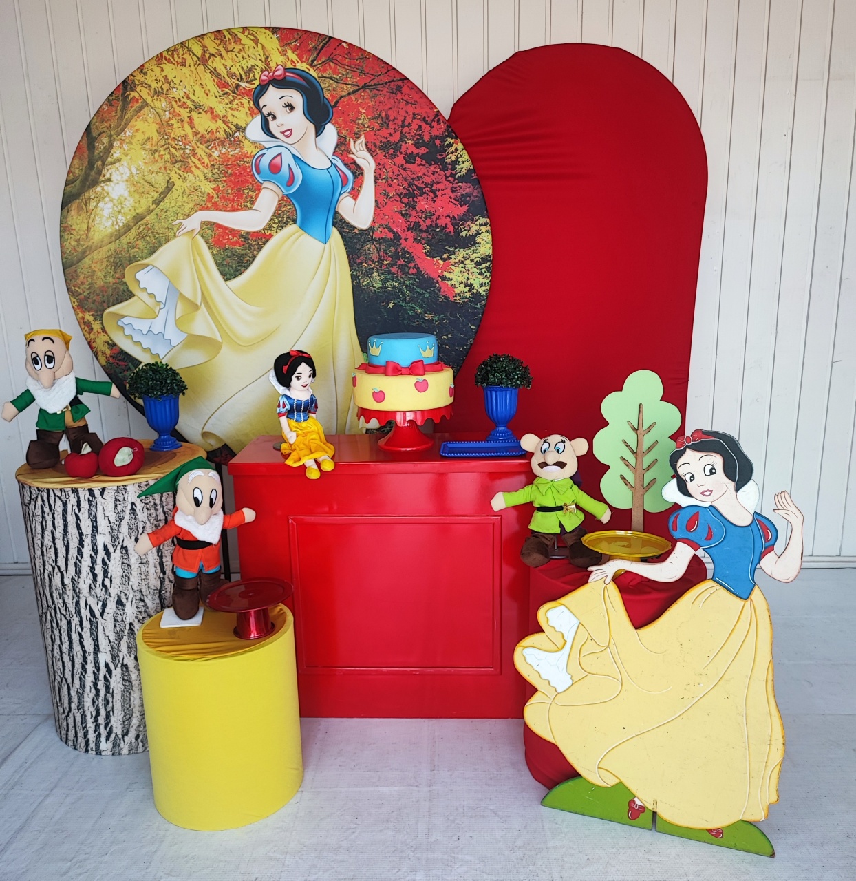 Kit Branca de Neve Opção Plus - Elisete Festas Kit Pegue e Monte