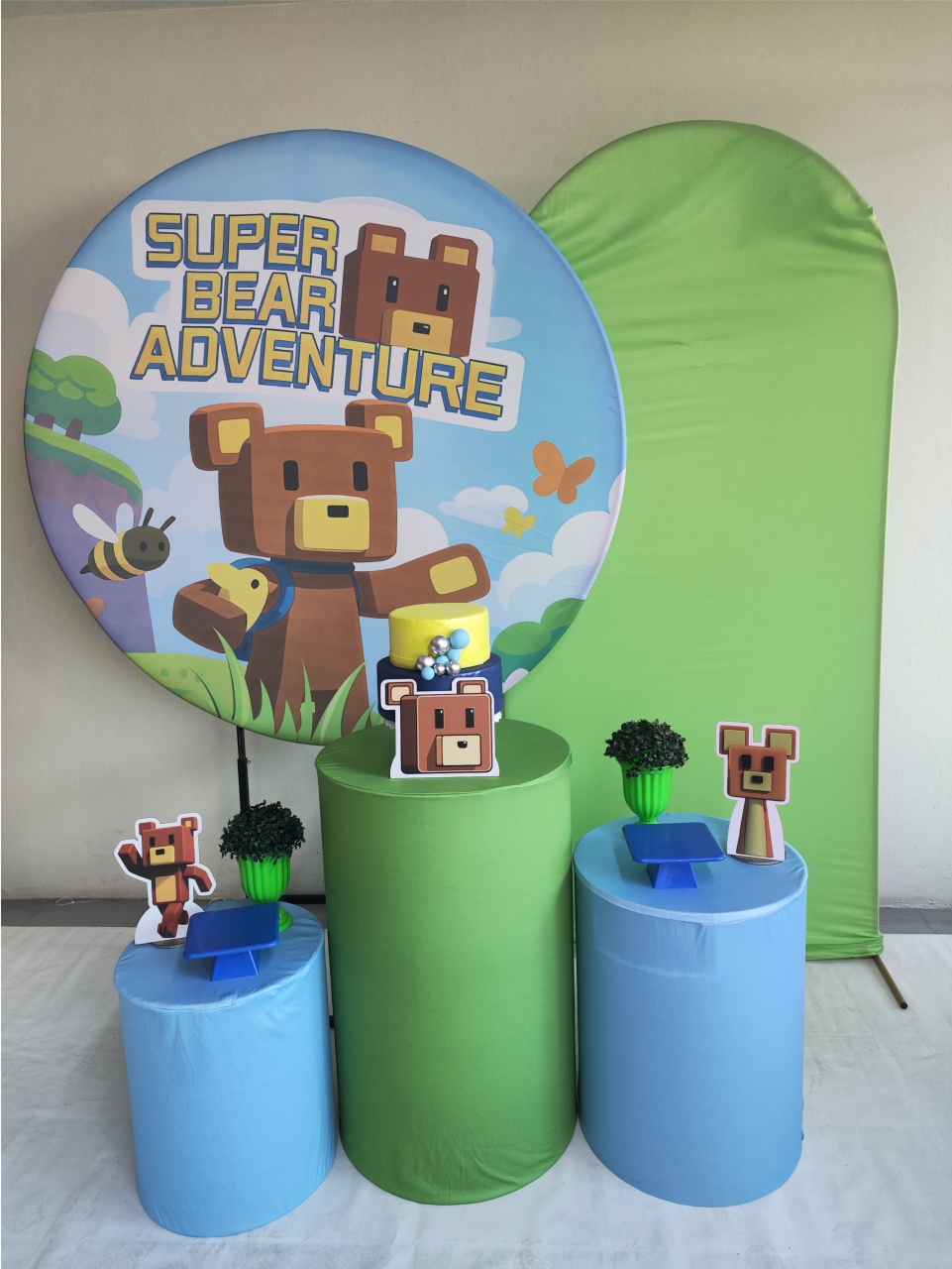Kit Super Bear Aventure Opção Plus - Elisete Festas Kit Pegue e Monte