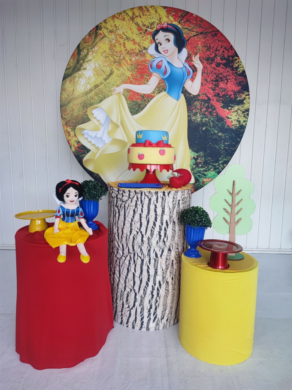 Kit Branca de Neve ( Opçao 2) - Elisete Festas Kit Pegue e Monte