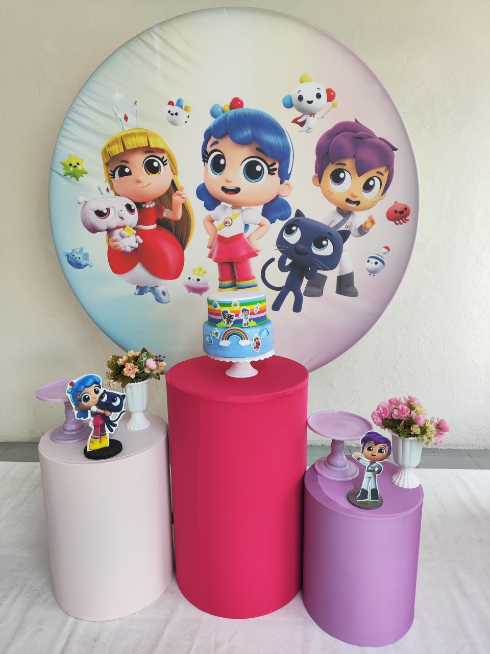 Kit Vera E O Reino Arco Iris ( Opção 2) - Elisete Festas Kit Pegue e Monte