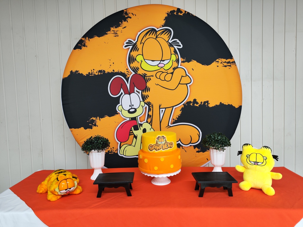 Kit Garfield ( Opçao 1) - Elisete Festas Kit Pegue e Monte