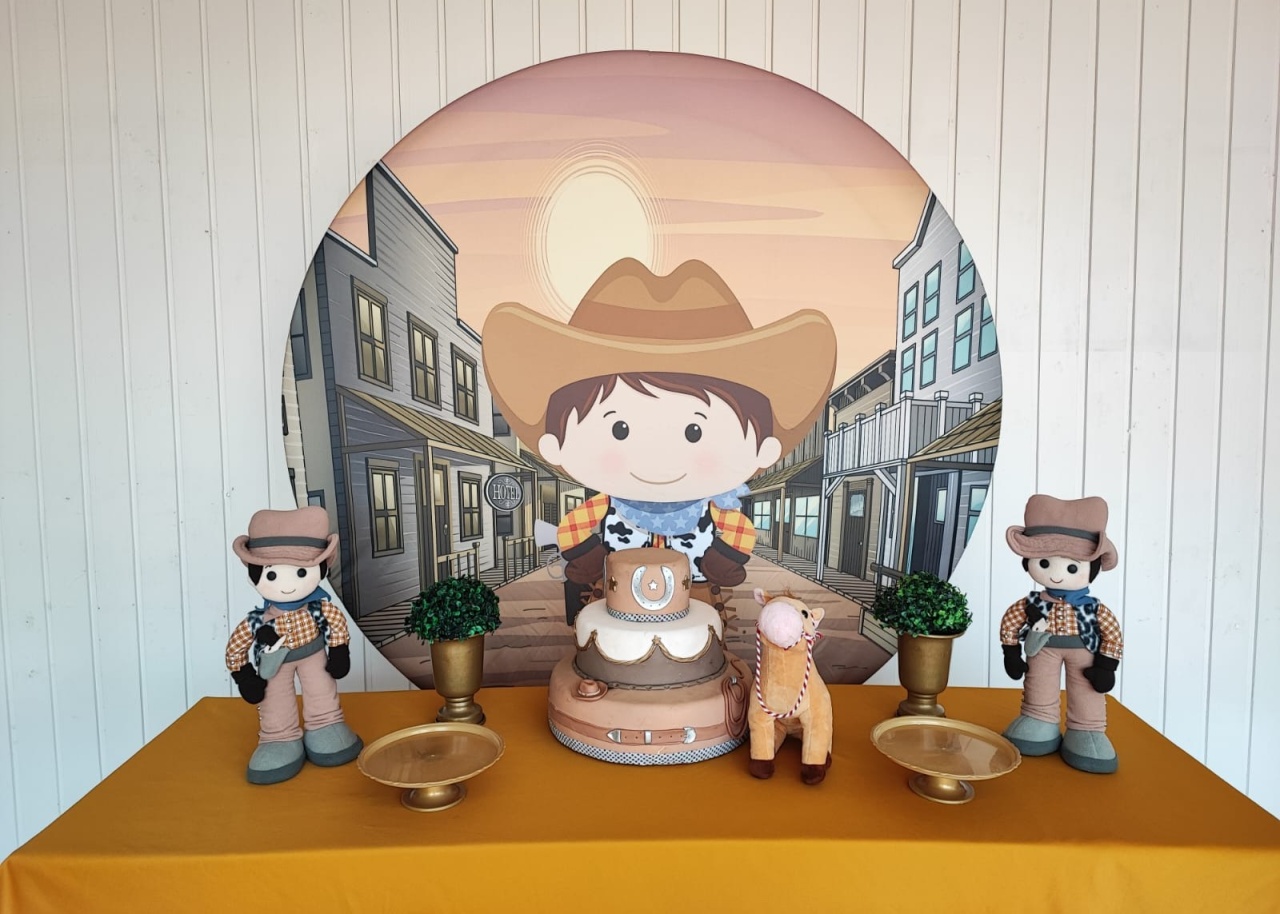 Kit Cowboy Menino - Opção 1 - Elisete Festas Kit Pegue e Monte