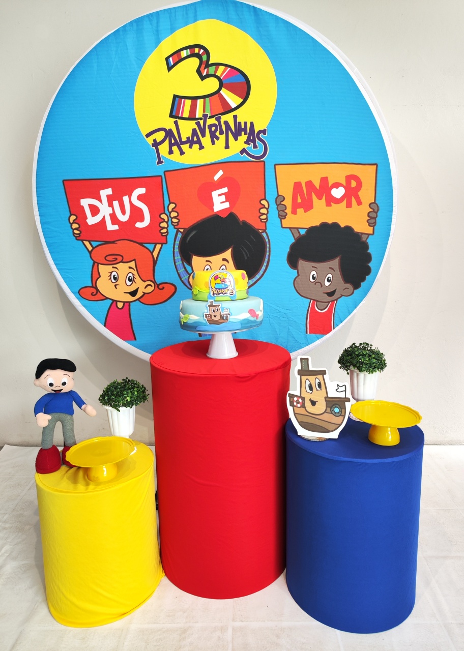 Kit 3 Palavrinhas Mod1 Opção 2 - Elisete Festas Kit Pegue e Monte