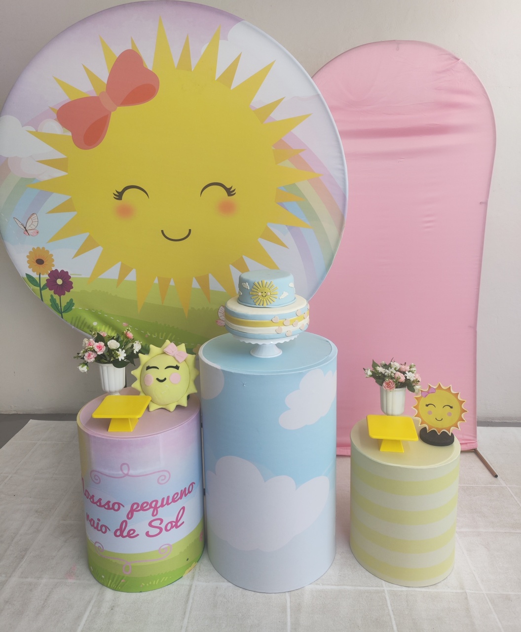 Kit Solzinho Menina Opção Plus  - Elisete Festas Kit Pegue e Monte