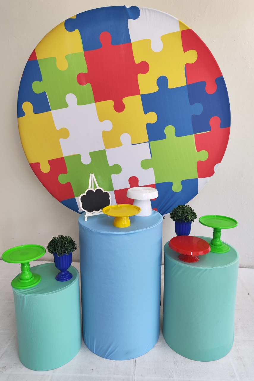 Kit Quebra - Cabeça ( Autista)  Opçao 2 - Elisete Festas Kit Pegue e Monte