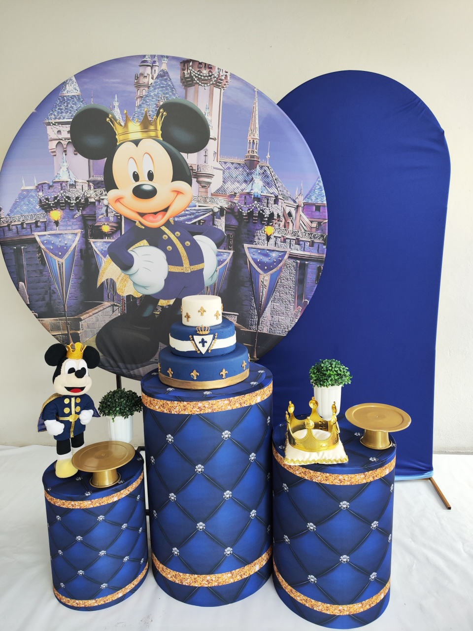 Kit Mickey Realeza Opção Plus  - Elisete Festas Kit Pegue e Monte