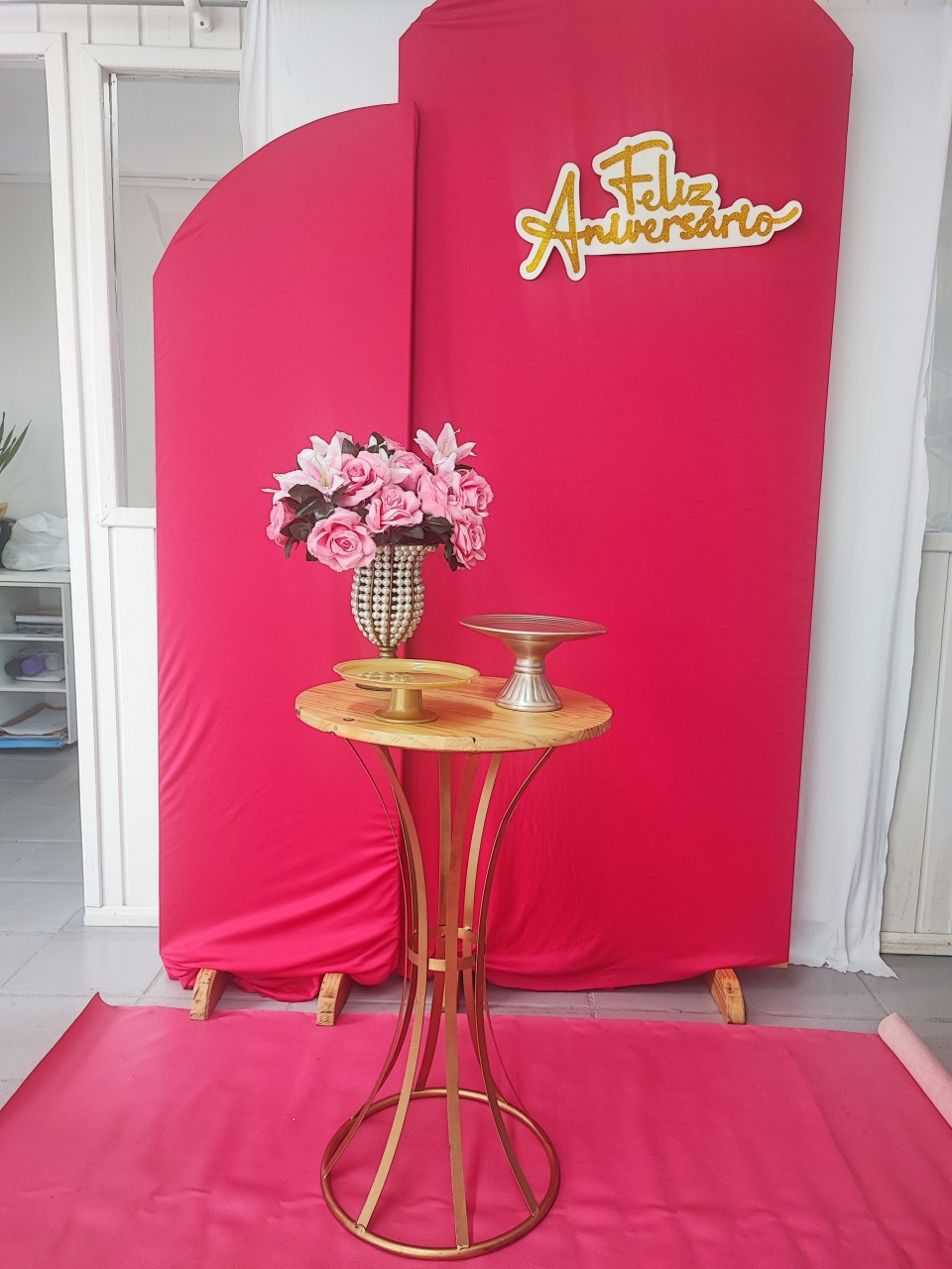 Kit Adulto  ( Rosa ) Com Casadinhos - Elisete Festas Kit Pegue e Monte