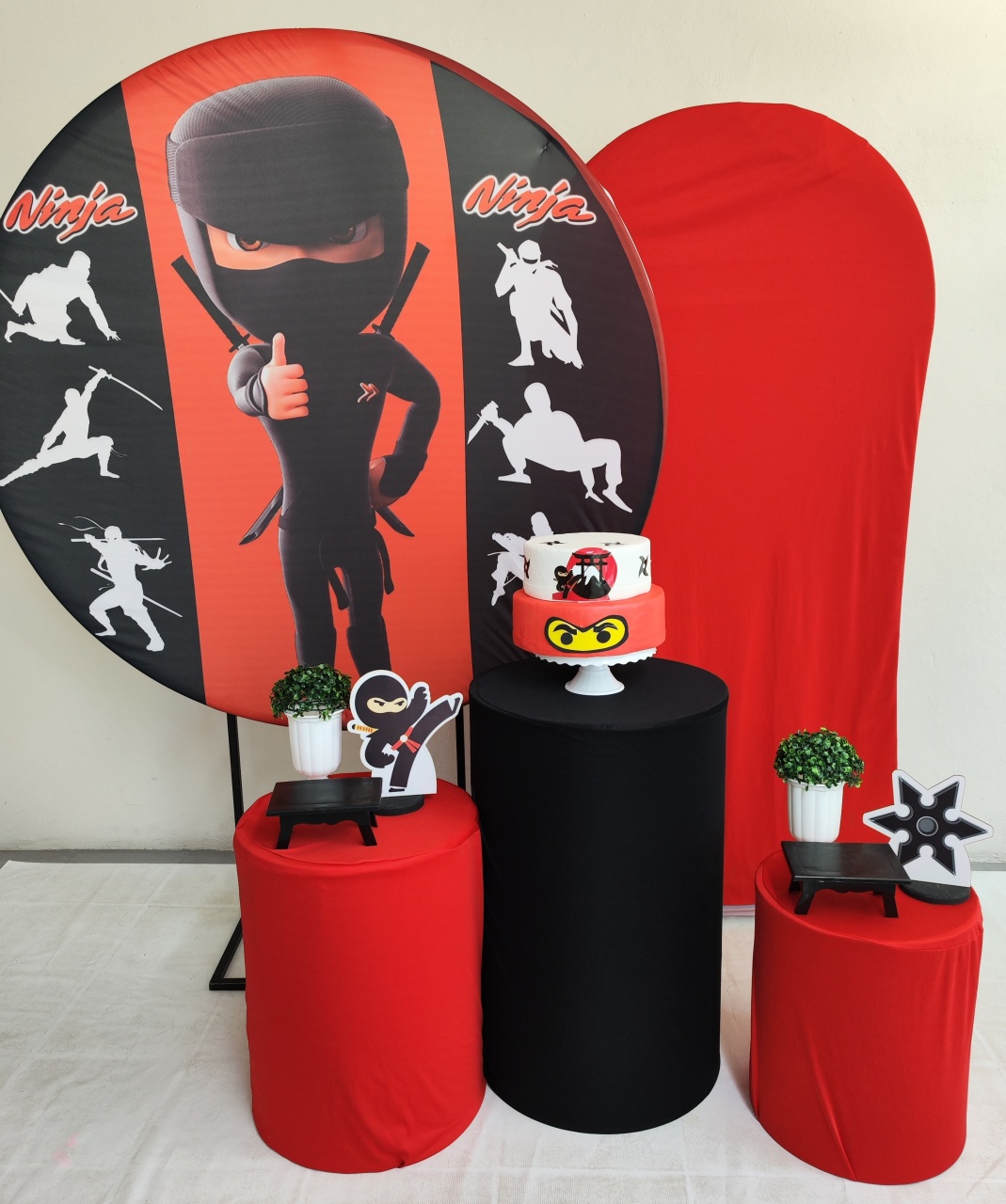 Kit Ninja 1 Opçao Plus  - Elisete Festas Kit Pegue e Monte