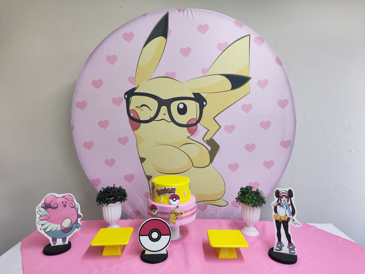 Kit Pokemon Menina Opção 1 - Elisete Festas Kit Pegue e Monte