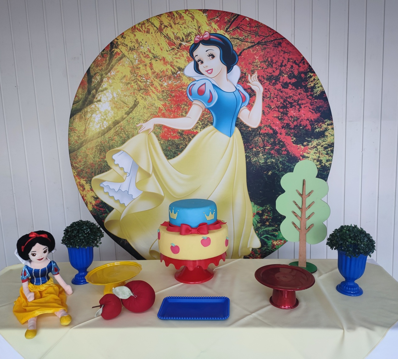 Kit Branca de Neve  ( Opçao 1) - Elisete Festas Kit Pegue e Monte