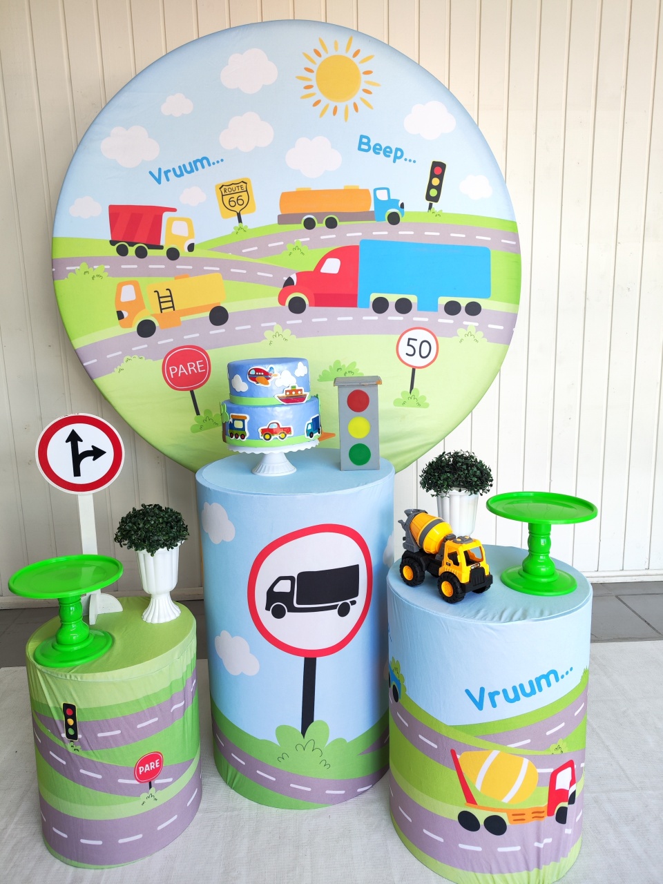 Kit Meio de Transporte  ( Opçao 2) - Elisete Festas Kit Pegue e Monte