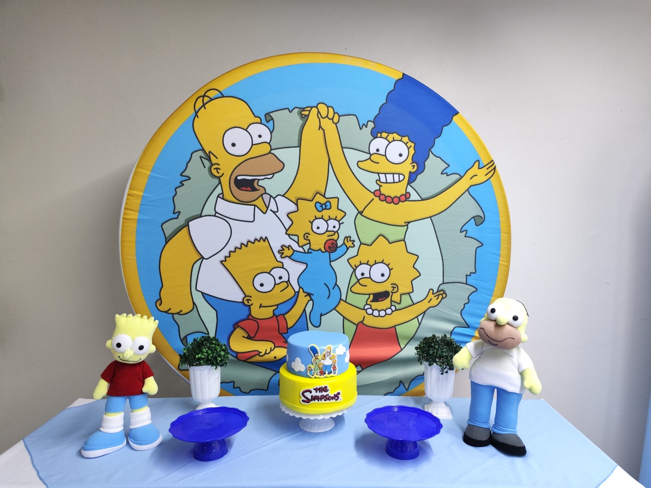 Kit Os Simpsons Família Opção 1 - Elisete Festas Kit Pegue e Monte