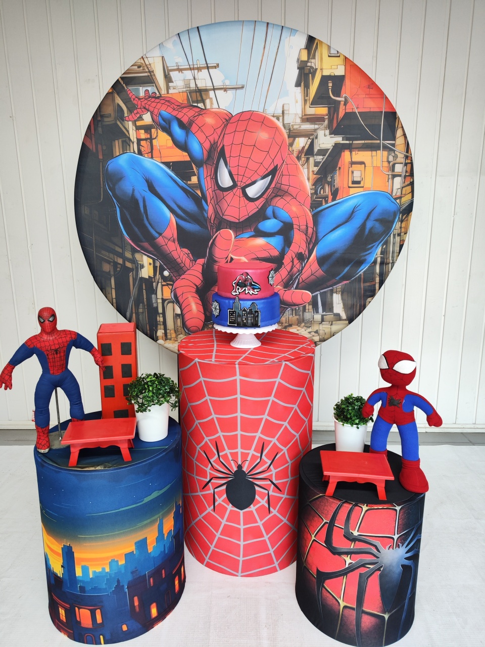 Kit Homem Aranha  2 Opção 2 - Elisete Festas Kit Pegue e Monte