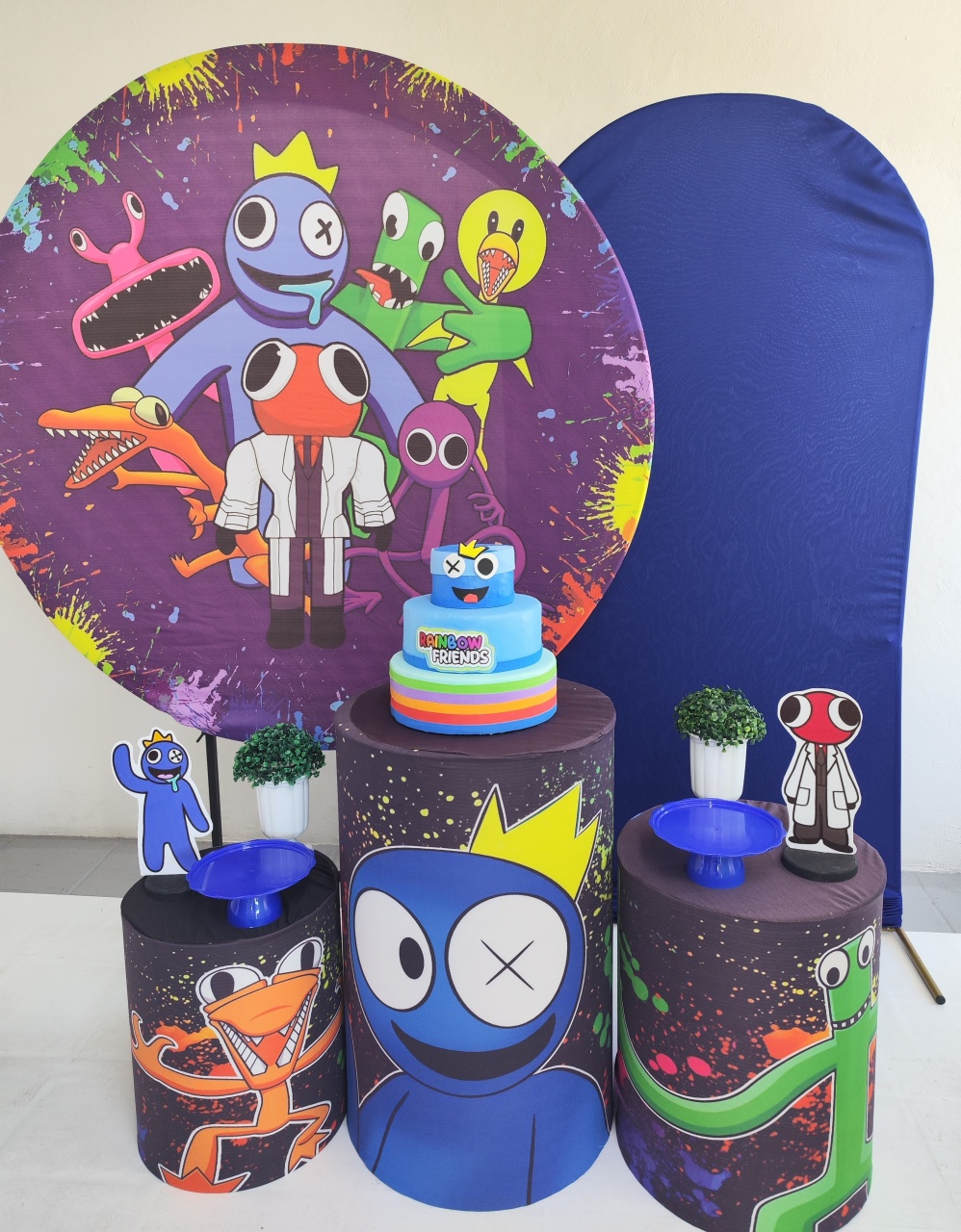 Kit Rainbow Friend - Opção Plus  - Elisete Festas Kit Pegue e Monte
