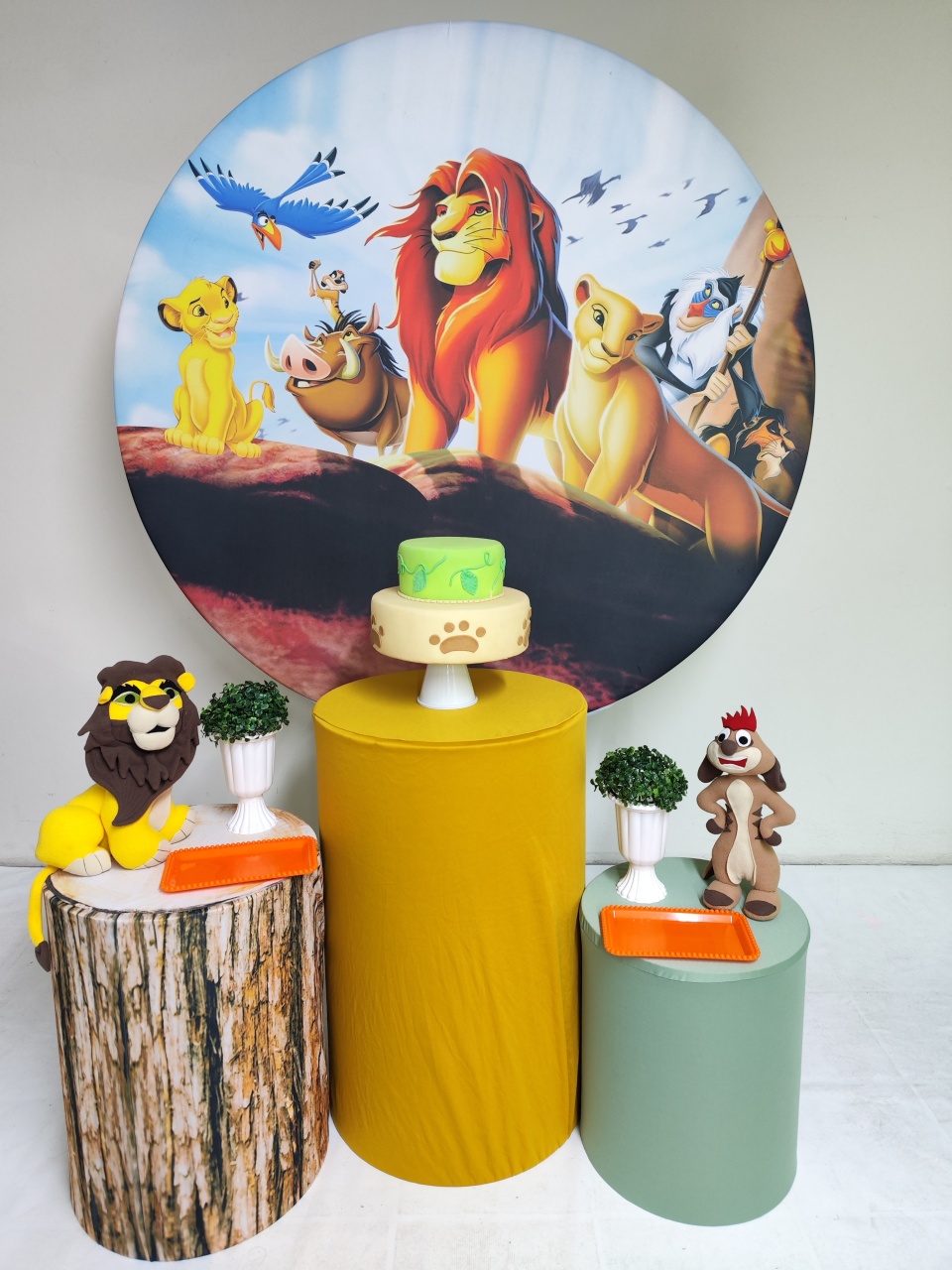 Kit Rei Leão Opção 2 - Elisete Festas Kit Pegue e Monte