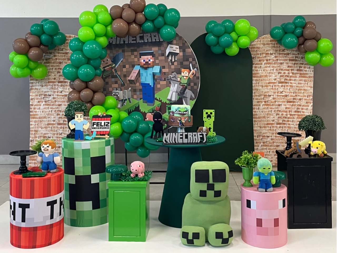 Montagem Miniecraft5 - Elisete Festas Kit Pegue e Monte