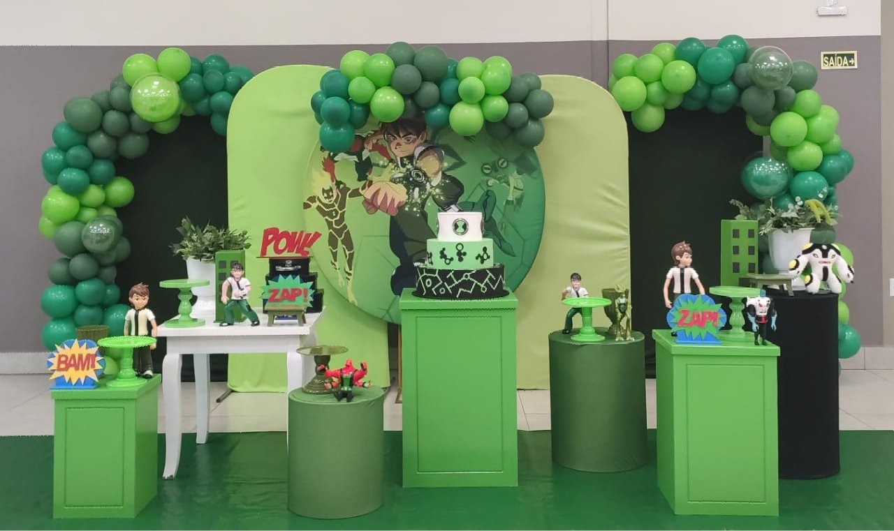 Montagem Ben 10 - Elisete Festas Kit Pegue e Monte