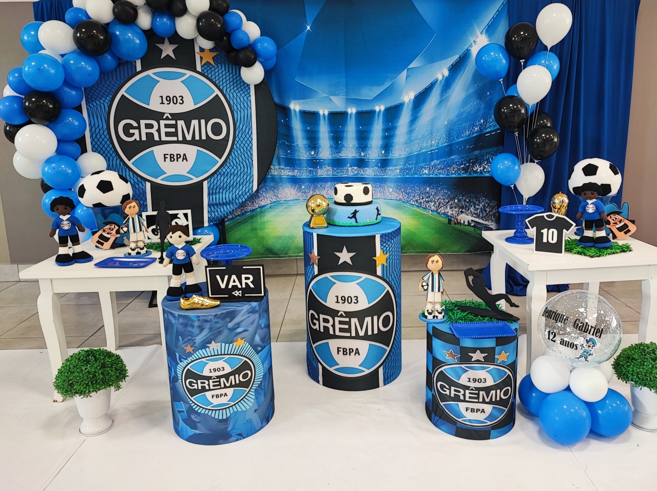 Montagem Grêmio 2 - Elisete Festas Kit Pegue e Monte