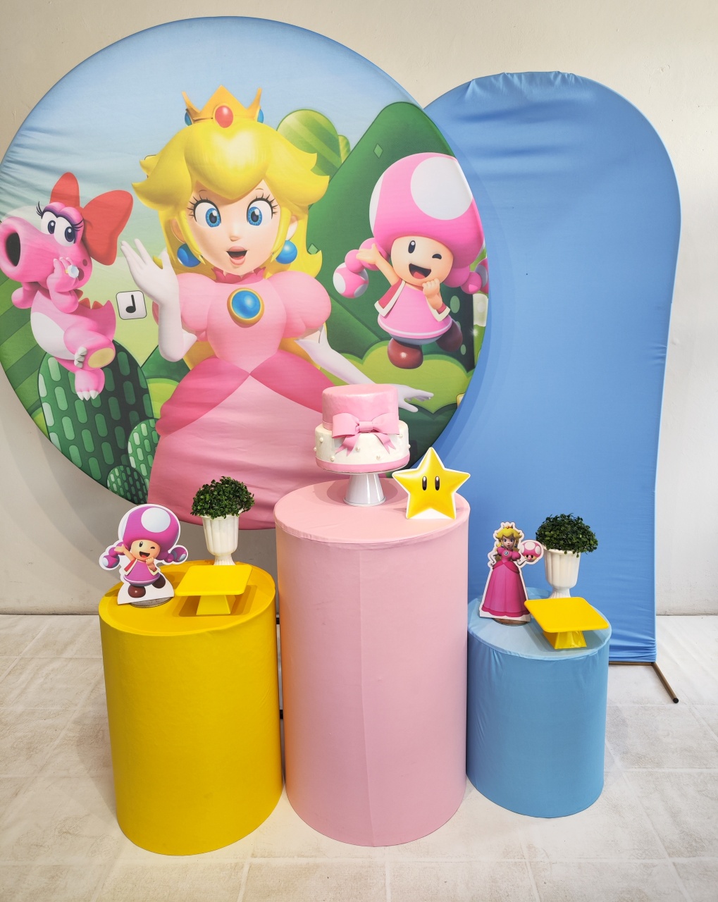 Kit Princesa Super Mario Opção Plus  - Elisete Festas Kit Pegue e Monte