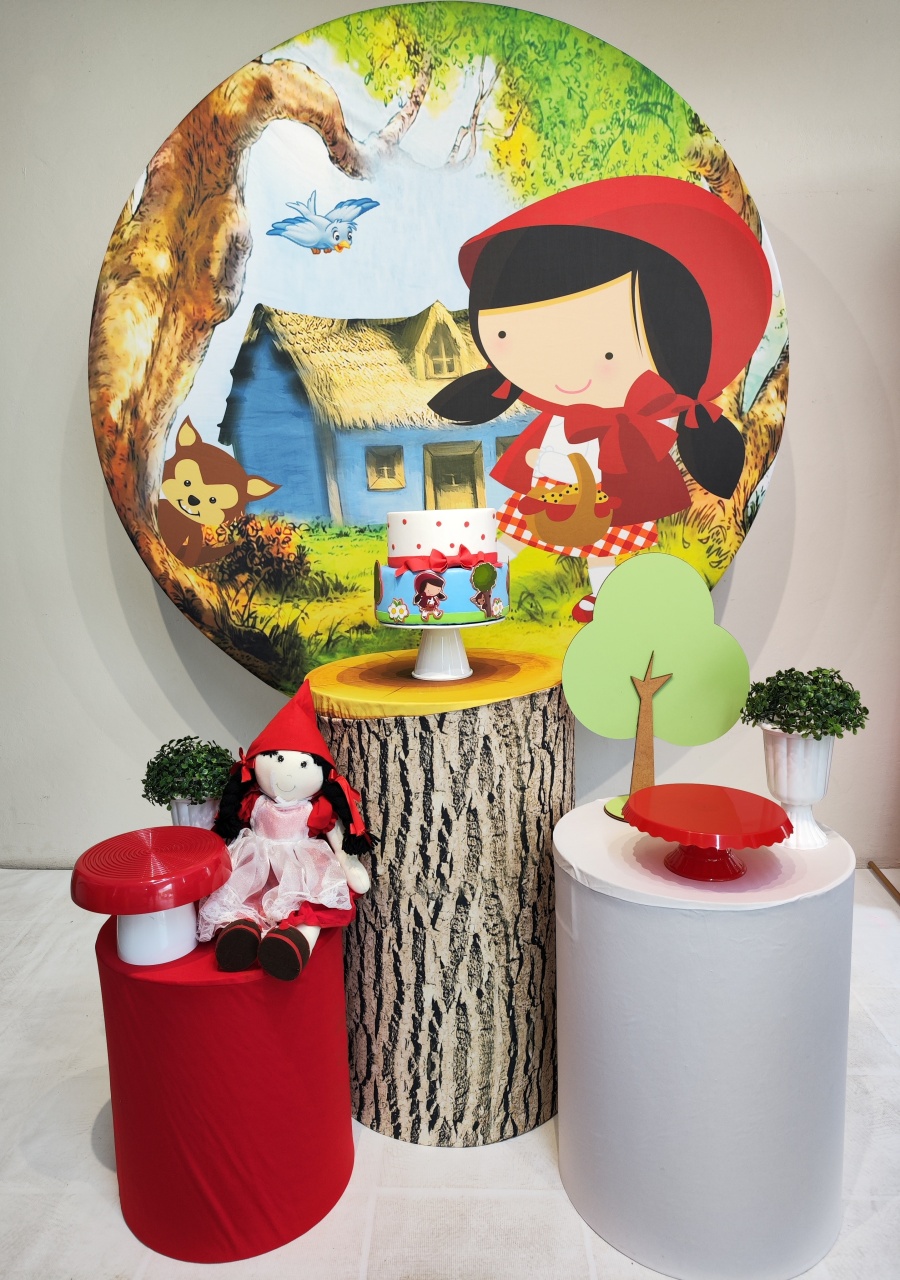 Kit Chapeuzinho Vermelho - Opção 2 - Elisete Festas Kit Pegue e Monte
