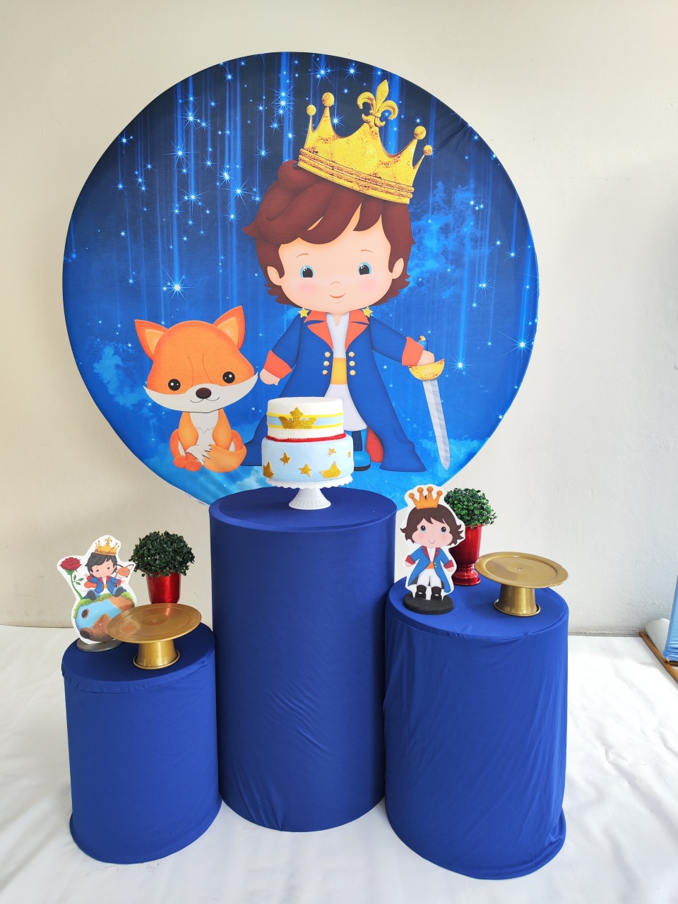 Kit Pequeno Princepe Mod 2 Opção 2 - Elisete Festas Kit Pegue e Monte