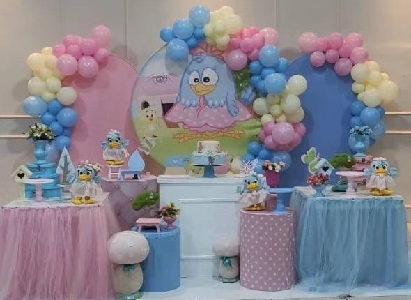 Montagem Galinha Pintadinha Candy - Elisete Festas Kit Pegue e Monte