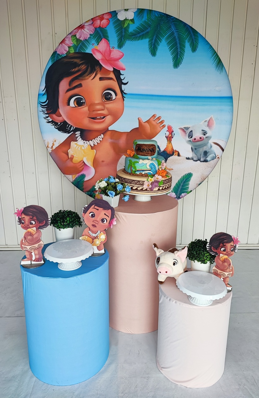 Kit Moana Baby ( Opçao 2 ) - Elisete Festas Kit Pegue e Monte